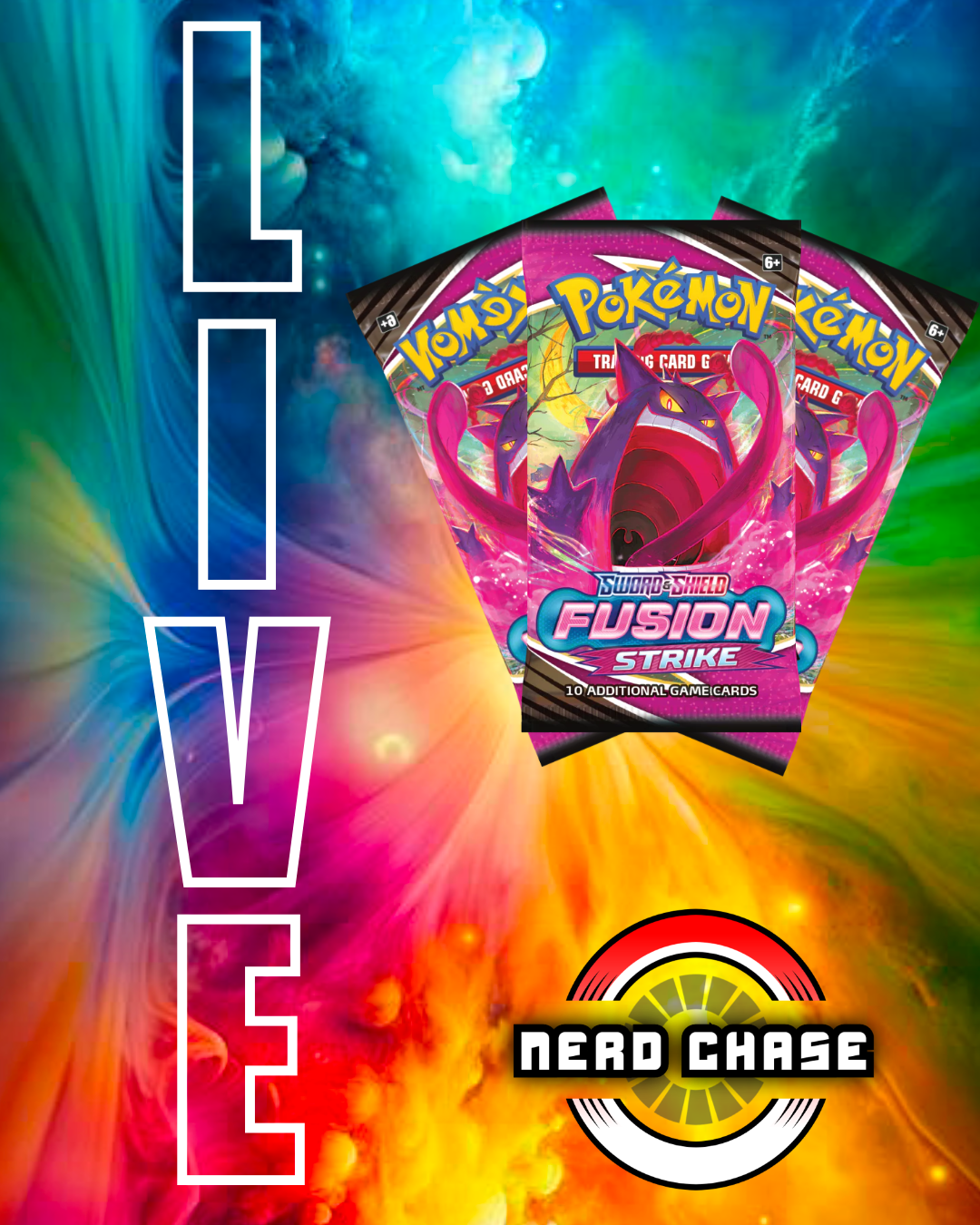 Fusion Strike 3 Pack Lot - Live Event