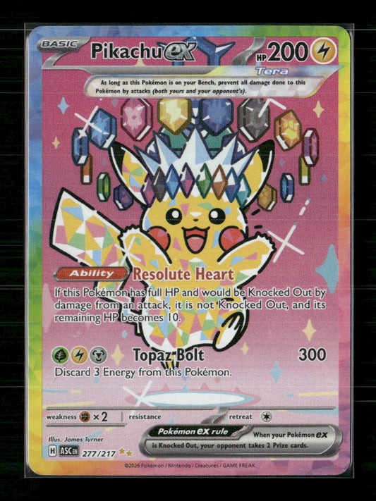 Pikachu ex - 277/217