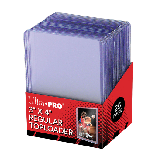 3" x 4" Clear Regular TOPLOADER® Sleeves (25ct) for Standard Size Cards