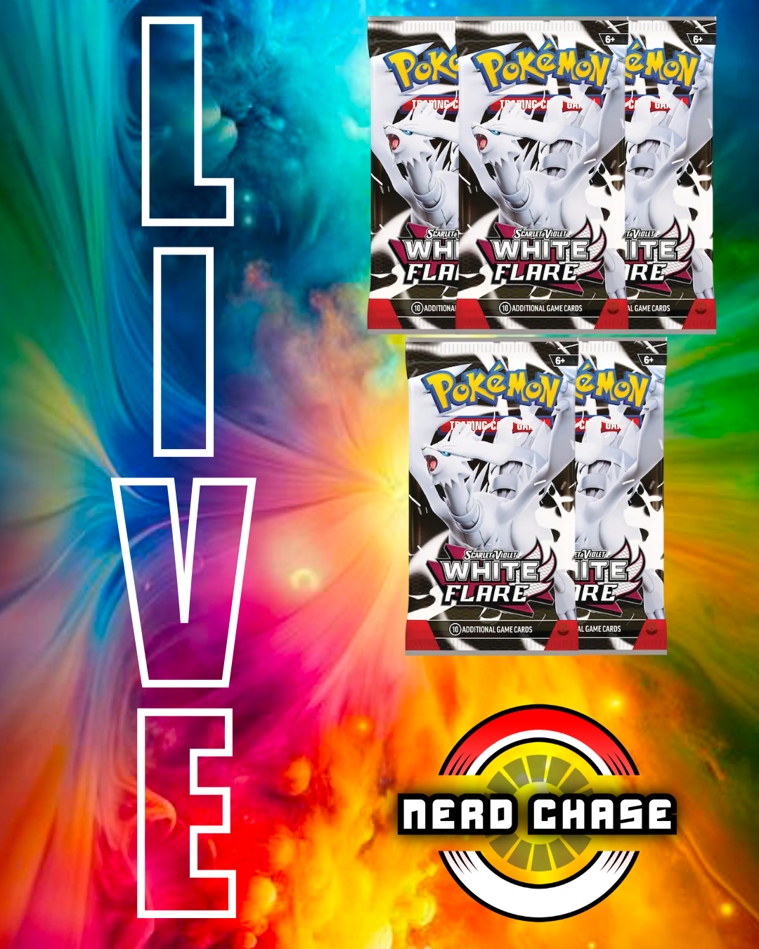 White Flare | Nerd Stash | Live Event