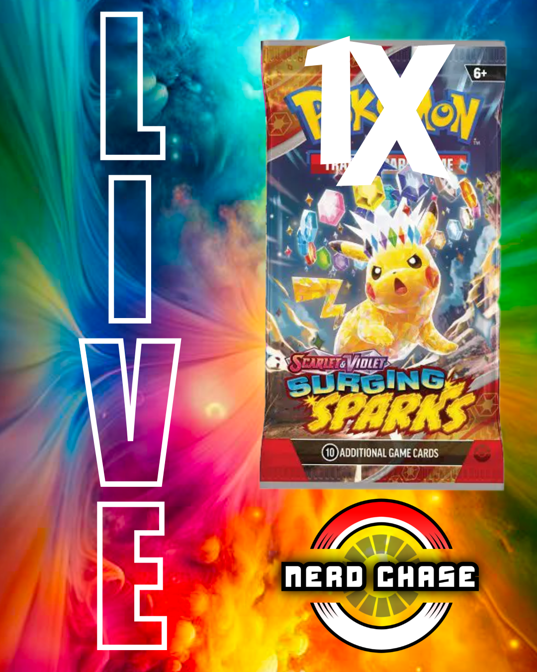 Surging Sparks Booster Pack - Live Event