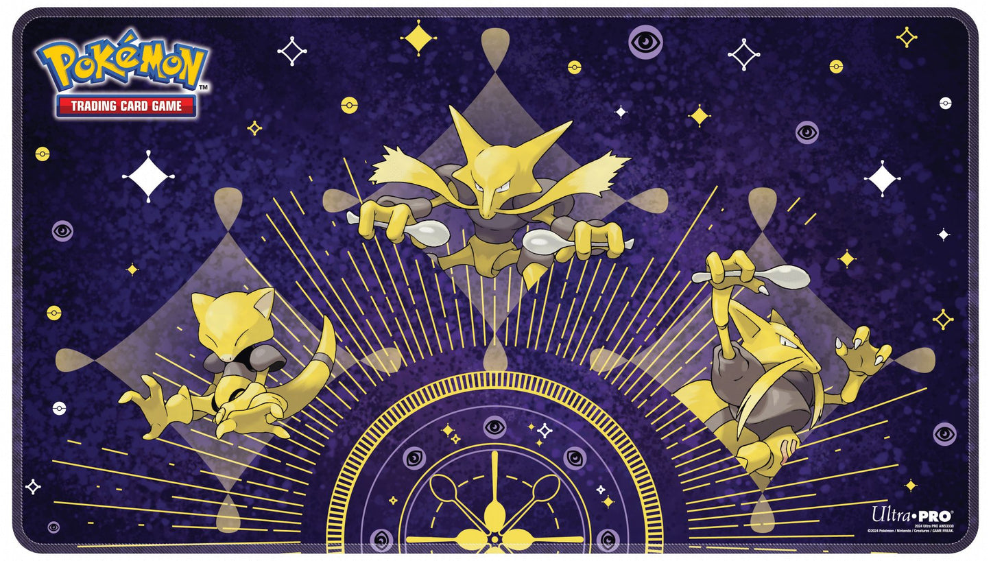 Abra Evolutions Stitched Playmat for Pokémon