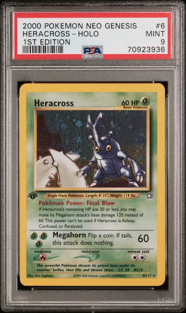 Heracross Neo Genesis 9 (1st ED)