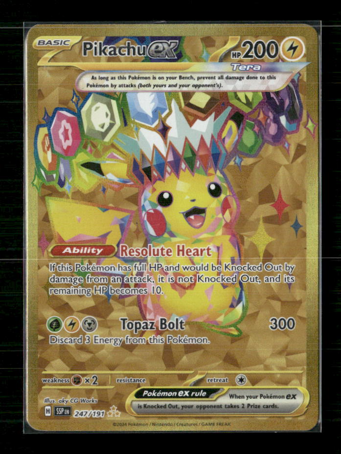 Pikachu ex - 247/191