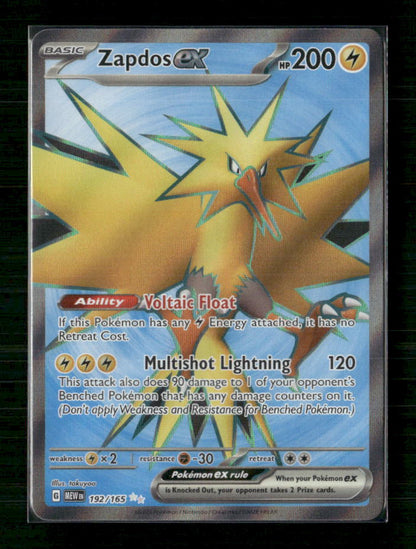 Zapdos ex - 192/165