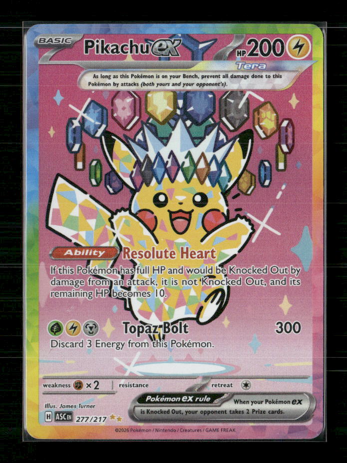 Pikachu ex - 277/217