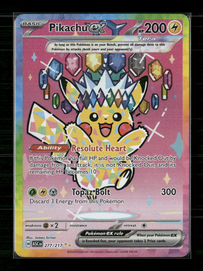 Pikachu ex - 277/217